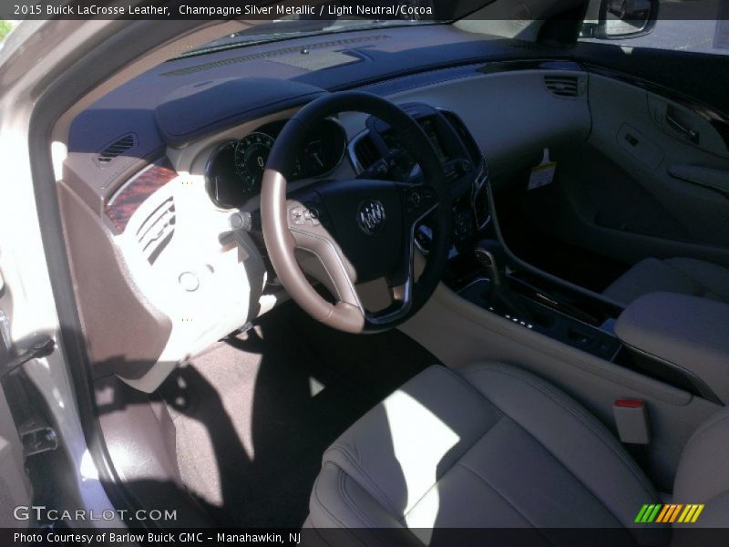 Champagne Silver Metallic / Light Neutral/Cocoa 2015 Buick LaCrosse Leather
