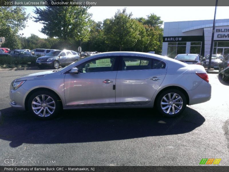 Quicksilver Metallic / Ebony 2015 Buick LaCrosse FWD