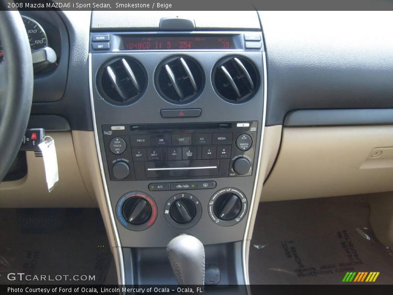 Smokestone / Beige 2008 Mazda MAZDA6 i Sport Sedan