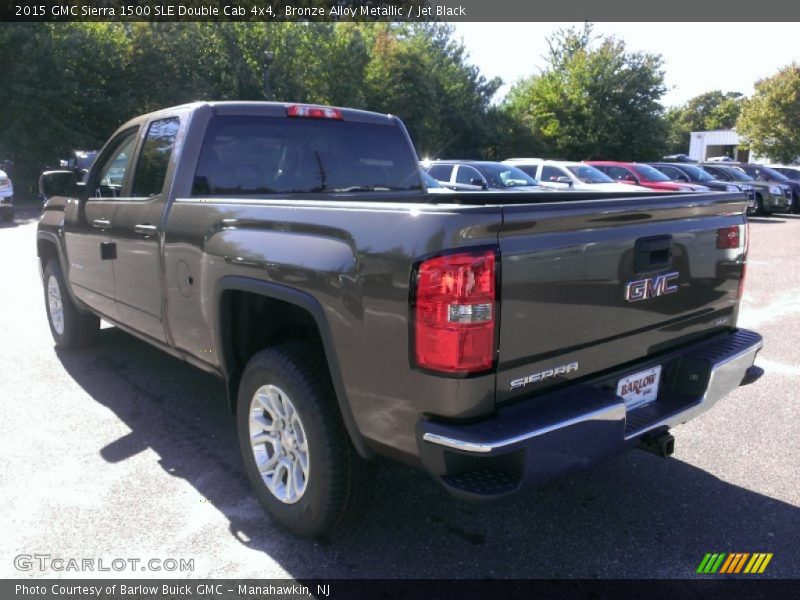 Bronze Alloy Metallic / Jet Black 2015 GMC Sierra 1500 SLE Double Cab 4x4