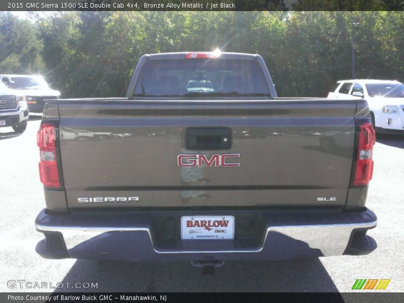 Bronze Alloy Metallic / Jet Black 2015 GMC Sierra 1500 SLE Double Cab 4x4