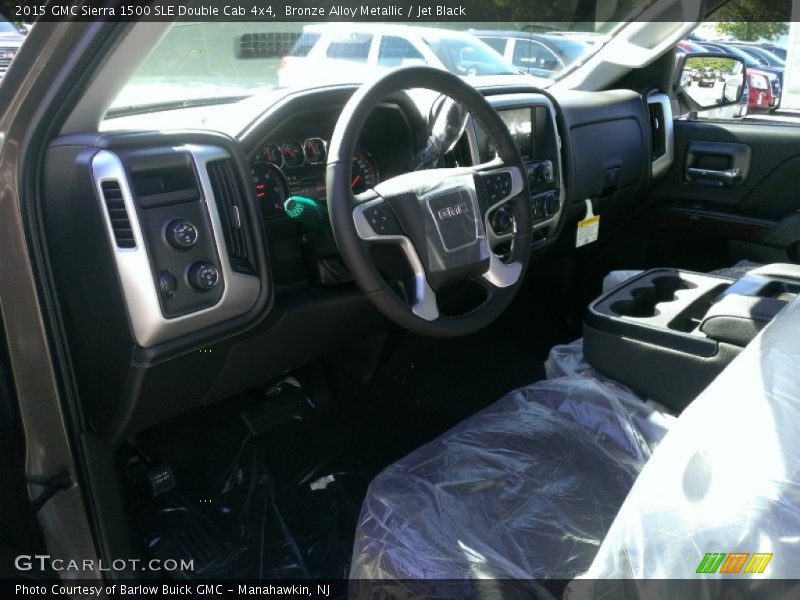 Bronze Alloy Metallic / Jet Black 2015 GMC Sierra 1500 SLE Double Cab 4x4