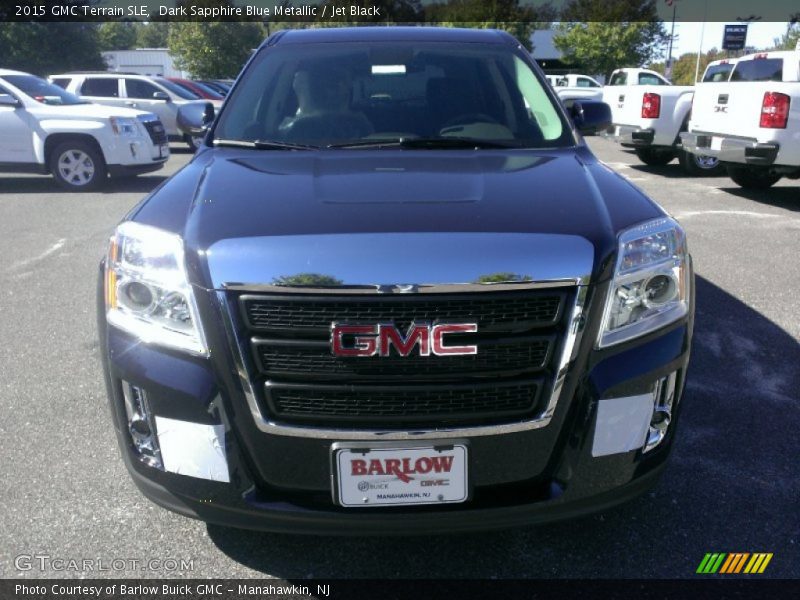Dark Sapphire Blue Metallic / Jet Black 2015 GMC Terrain SLE