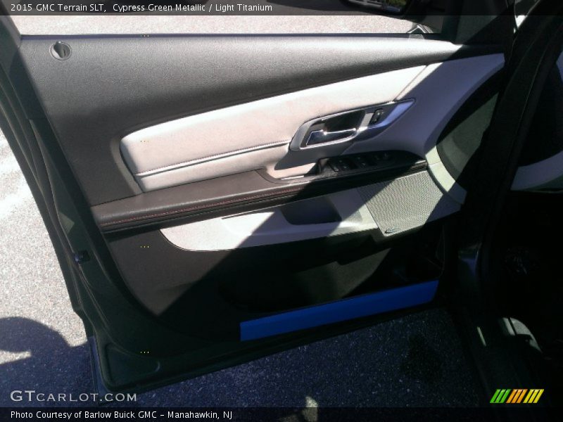 Cypress Green Metallic / Light Titanium 2015 GMC Terrain SLT