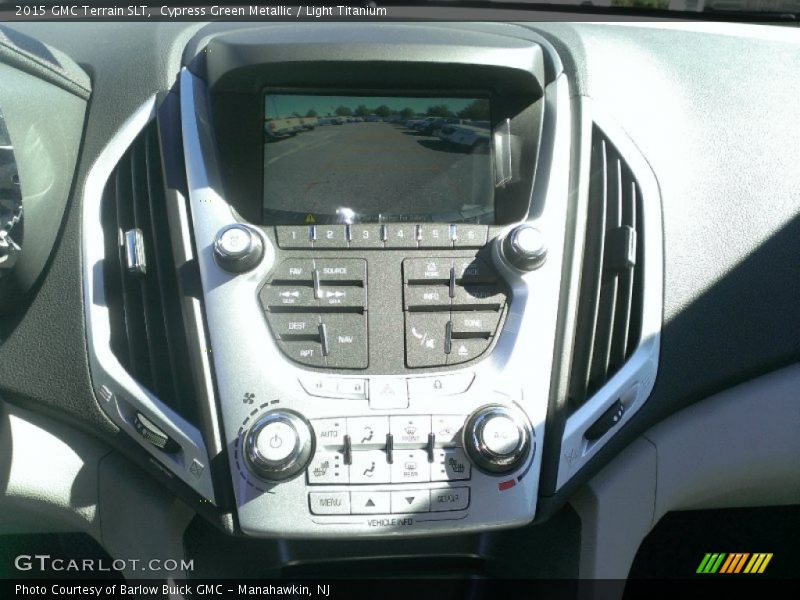 Cypress Green Metallic / Light Titanium 2015 GMC Terrain SLT