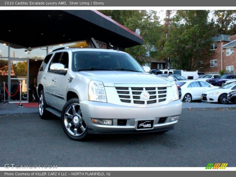 Silver Lining / Ebony 2010 Cadillac Escalade Luxury AWD