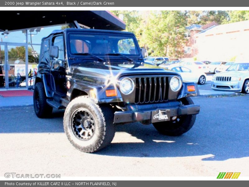 Black / Camel/Dark Green 2000 Jeep Wrangler Sahara 4x4