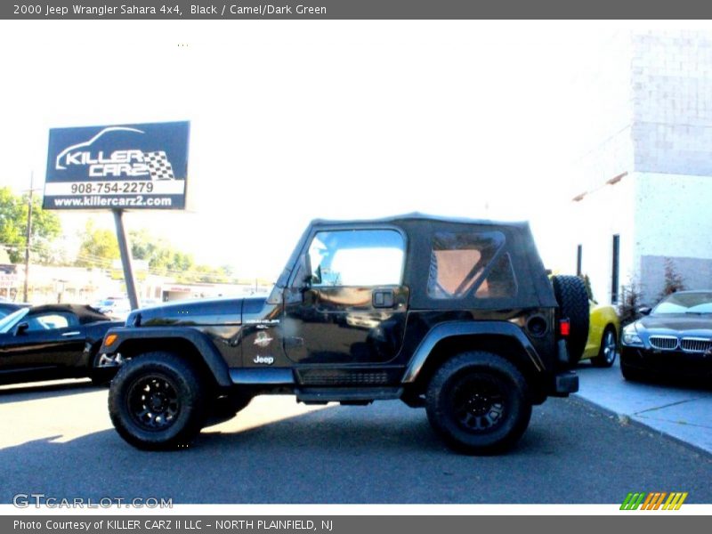 Black / Camel/Dark Green 2000 Jeep Wrangler Sahara 4x4