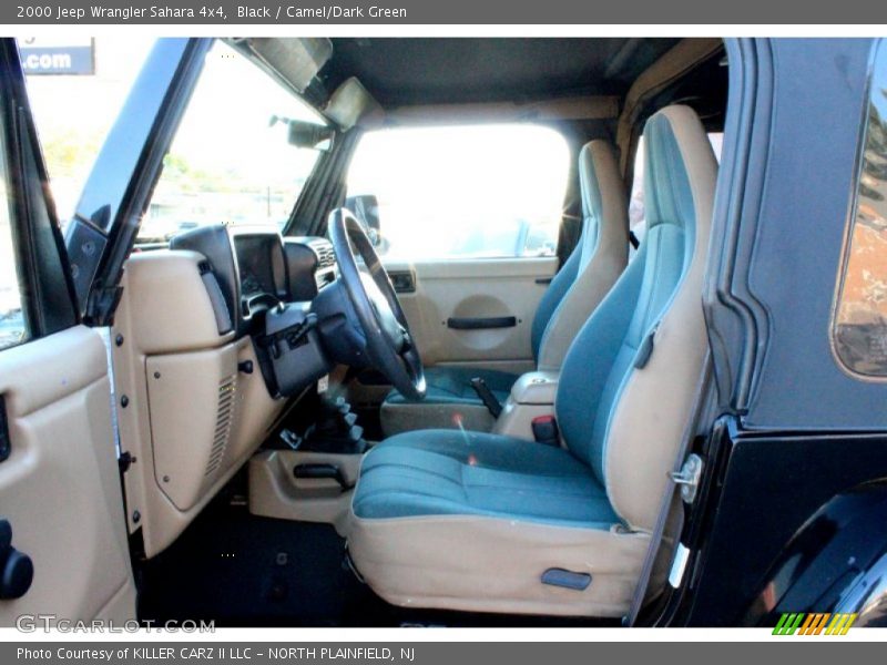 Black / Camel/Dark Green 2000 Jeep Wrangler Sahara 4x4
