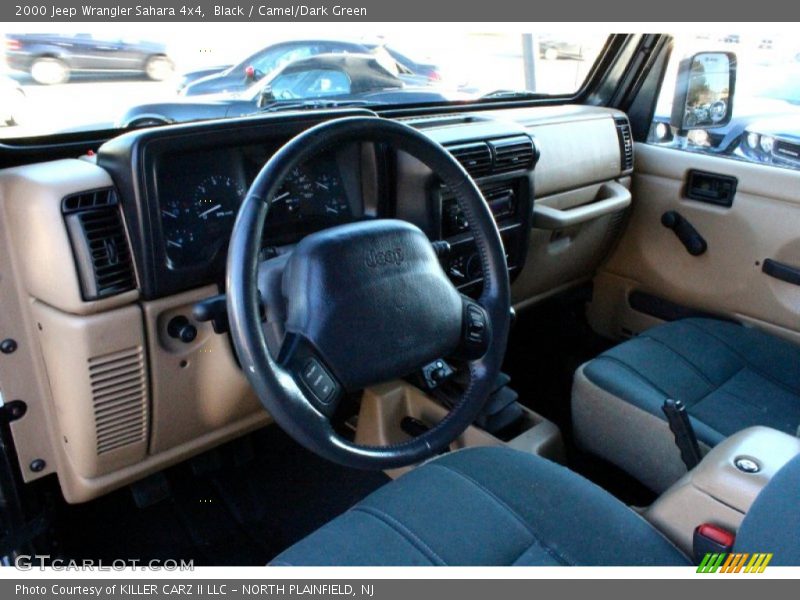 Black / Camel/Dark Green 2000 Jeep Wrangler Sahara 4x4
