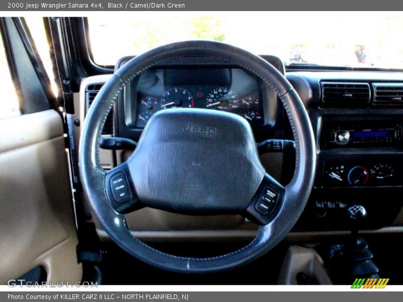 Black / Camel/Dark Green 2000 Jeep Wrangler Sahara 4x4