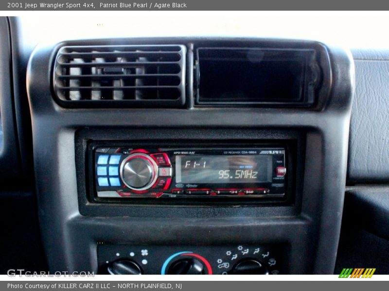 Patriot Blue Pearl / Agate Black 2001 Jeep Wrangler Sport 4x4