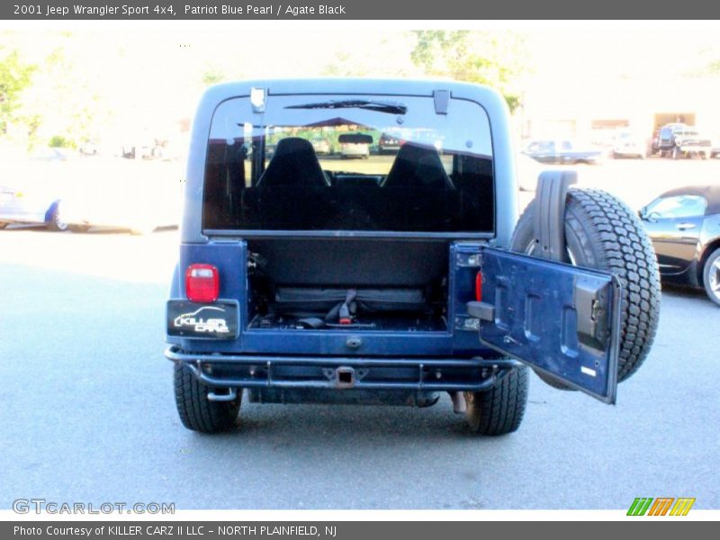 Patriot Blue Pearl / Agate Black 2001 Jeep Wrangler Sport 4x4