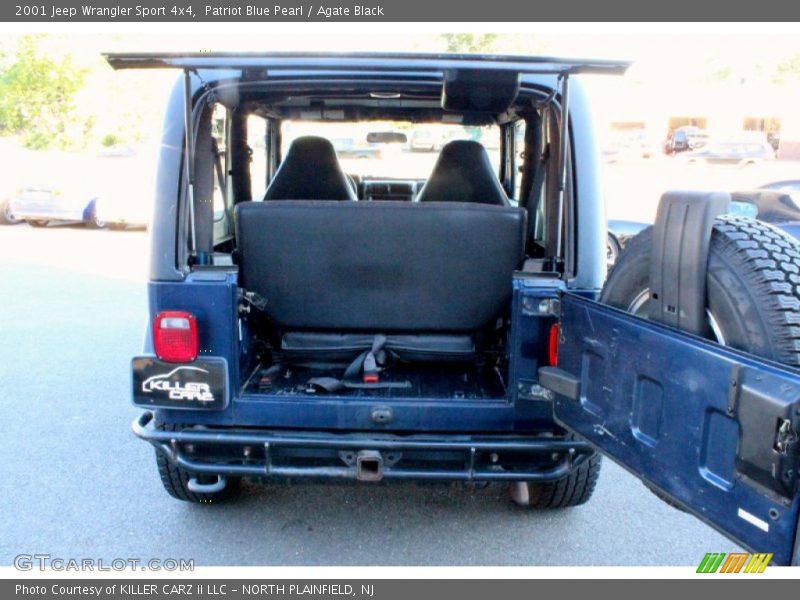 Patriot Blue Pearl / Agate Black 2001 Jeep Wrangler Sport 4x4