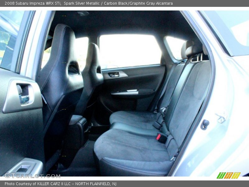 Spark Silver Metallic / Carbon Black/Graphite Gray Alcantara 2008 Subaru Impreza WRX STi