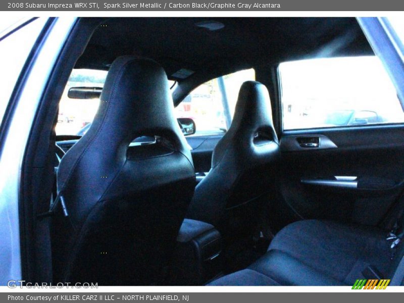 Spark Silver Metallic / Carbon Black/Graphite Gray Alcantara 2008 Subaru Impreza WRX STi