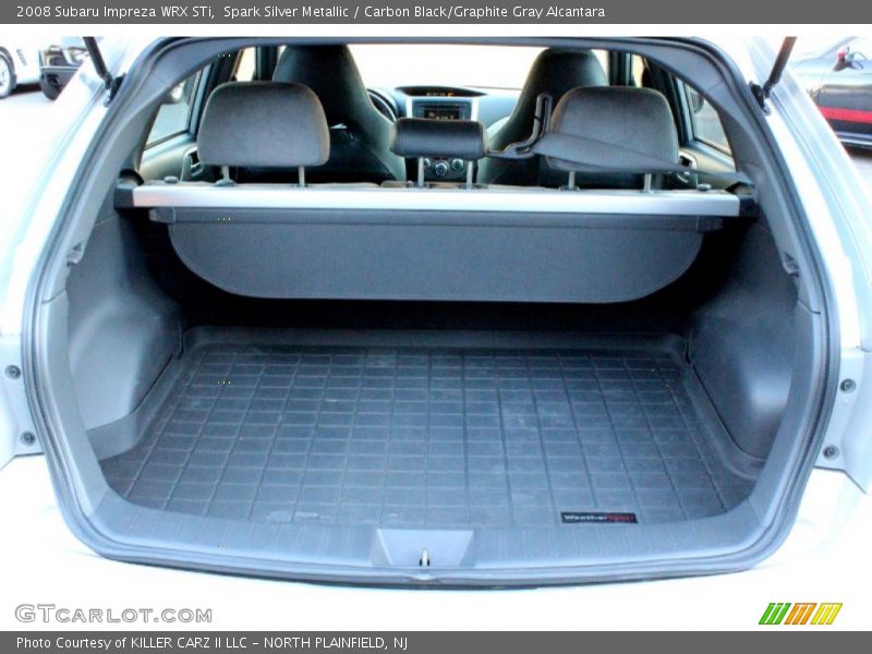 Spark Silver Metallic / Carbon Black/Graphite Gray Alcantara 2008 Subaru Impreza WRX STi