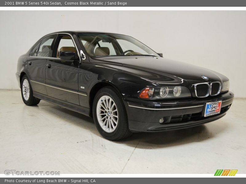 Cosmos Black Metallic / Sand Beige 2001 BMW 5 Series 540i Sedan
