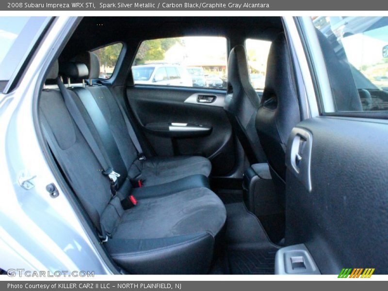 Spark Silver Metallic / Carbon Black/Graphite Gray Alcantara 2008 Subaru Impreza WRX STi