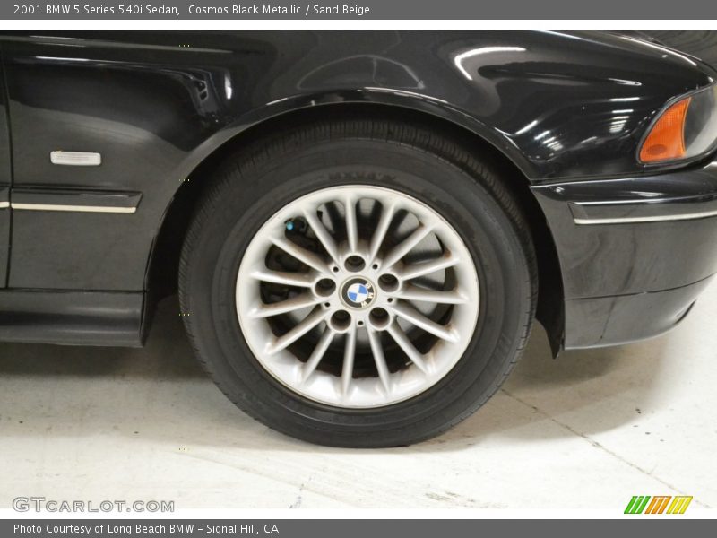 Cosmos Black Metallic / Sand Beige 2001 BMW 5 Series 540i Sedan