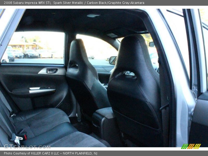 Spark Silver Metallic / Carbon Black/Graphite Gray Alcantara 2008 Subaru Impreza WRX STi