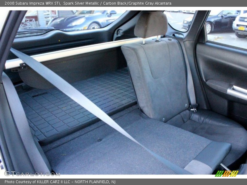 Spark Silver Metallic / Carbon Black/Graphite Gray Alcantara 2008 Subaru Impreza WRX STi