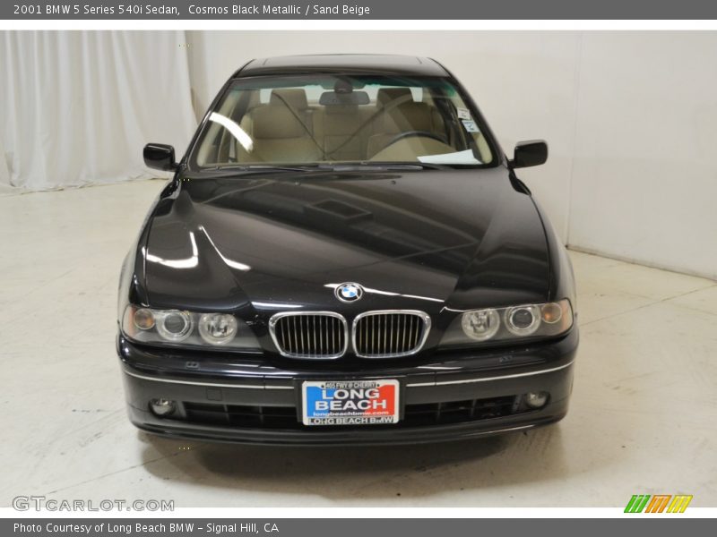 Cosmos Black Metallic / Sand Beige 2001 BMW 5 Series 540i Sedan