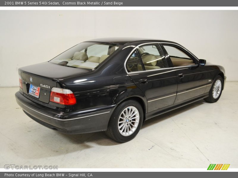 Cosmos Black Metallic / Sand Beige 2001 BMW 5 Series 540i Sedan
