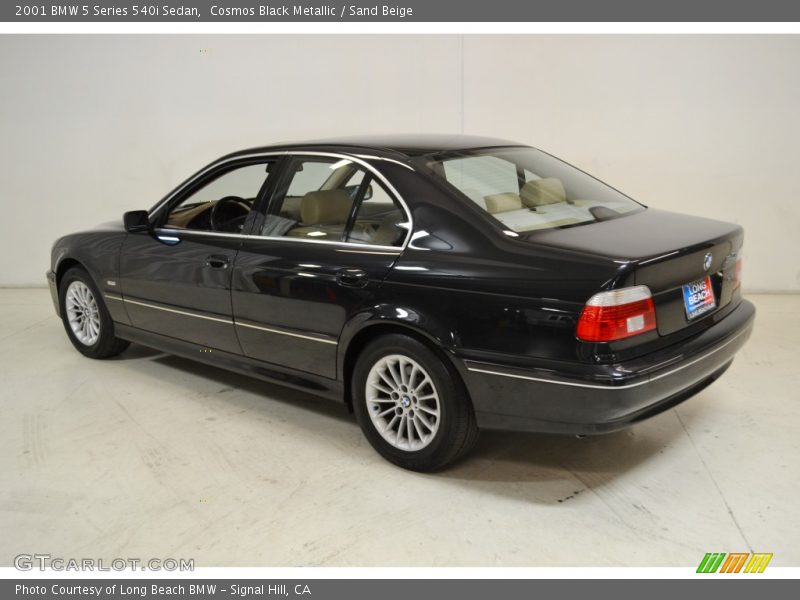 Cosmos Black Metallic / Sand Beige 2001 BMW 5 Series 540i Sedan