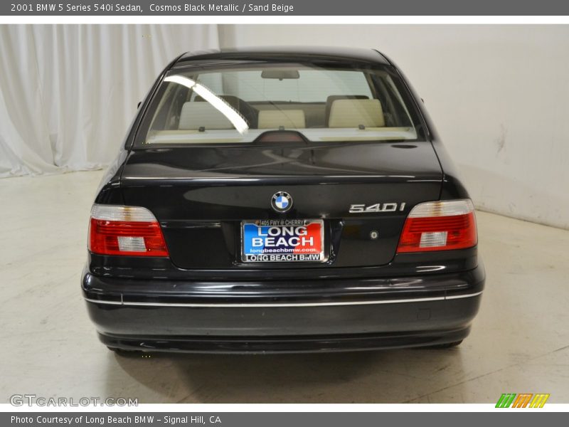 Cosmos Black Metallic / Sand Beige 2001 BMW 5 Series 540i Sedan