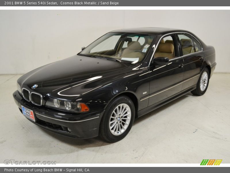 Cosmos Black Metallic / Sand Beige 2001 BMW 5 Series 540i Sedan