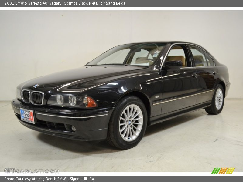 Cosmos Black Metallic / Sand Beige 2001 BMW 5 Series 540i Sedan