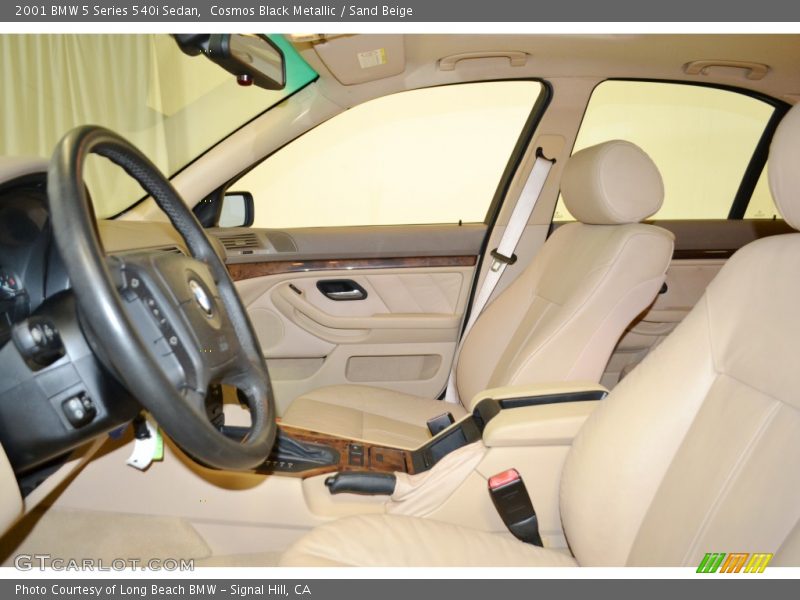 Cosmos Black Metallic / Sand Beige 2001 BMW 5 Series 540i Sedan