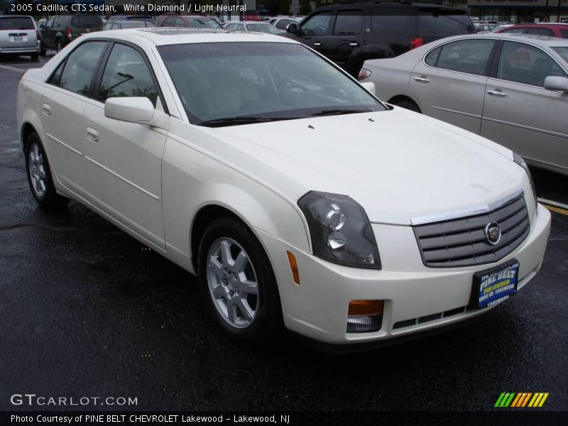White Diamond / Light Neutral 2005 Cadillac CTS Sedan