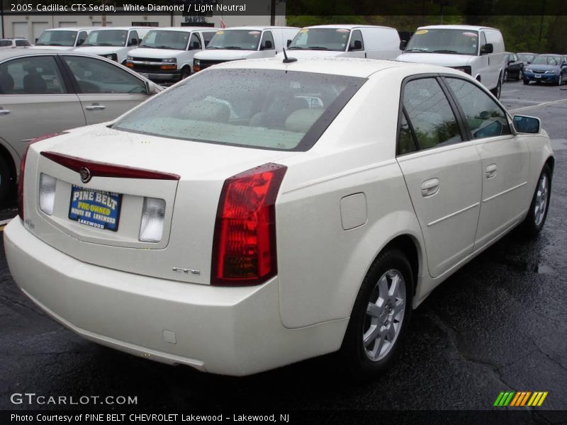 White Diamond / Light Neutral 2005 Cadillac CTS Sedan
