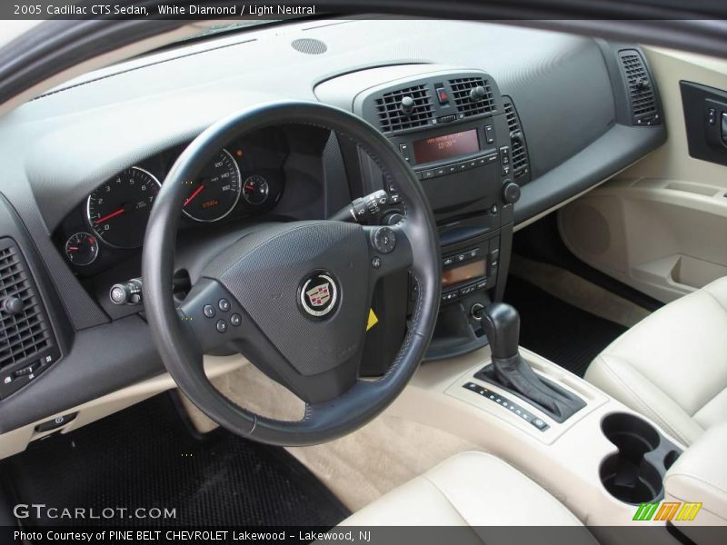 White Diamond / Light Neutral 2005 Cadillac CTS Sedan