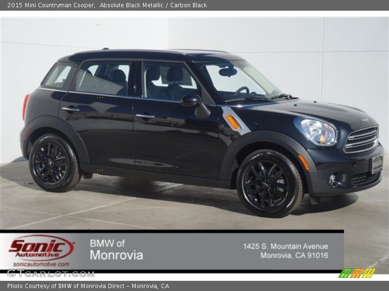 Absolute Black Metallic / Carbon Black 2015 Mini Countryman Cooper