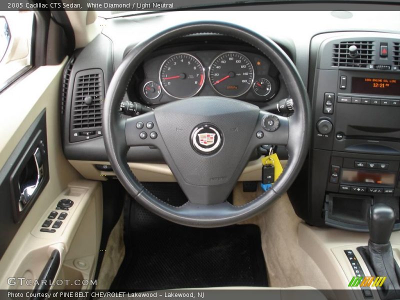 White Diamond / Light Neutral 2005 Cadillac CTS Sedan