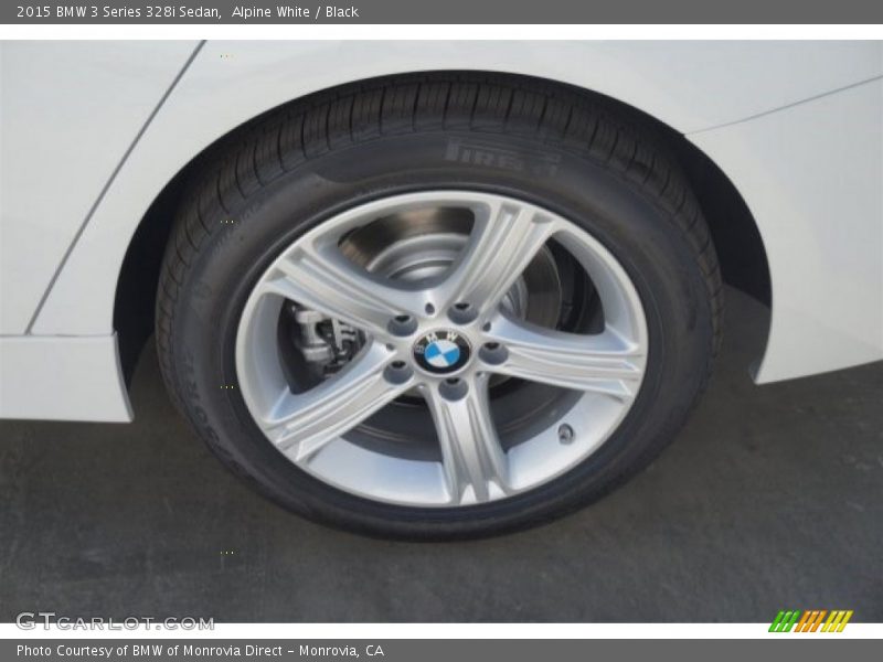 Alpine White / Black 2015 BMW 3 Series 328i Sedan