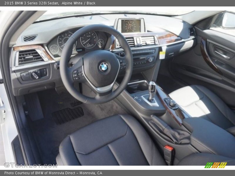 Alpine White / Black 2015 BMW 3 Series 328i Sedan