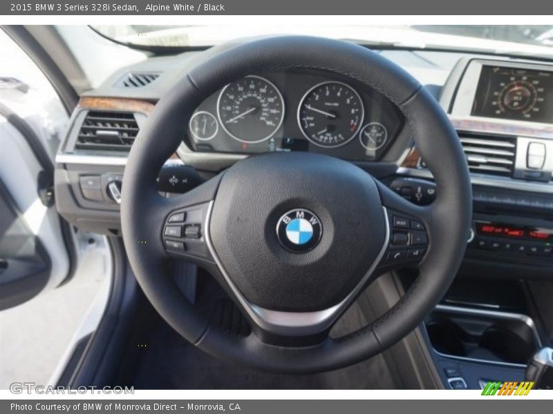 Alpine White / Black 2015 BMW 3 Series 328i Sedan