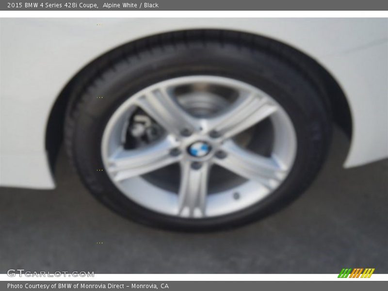 Alpine White / Black 2015 BMW 4 Series 428i Coupe