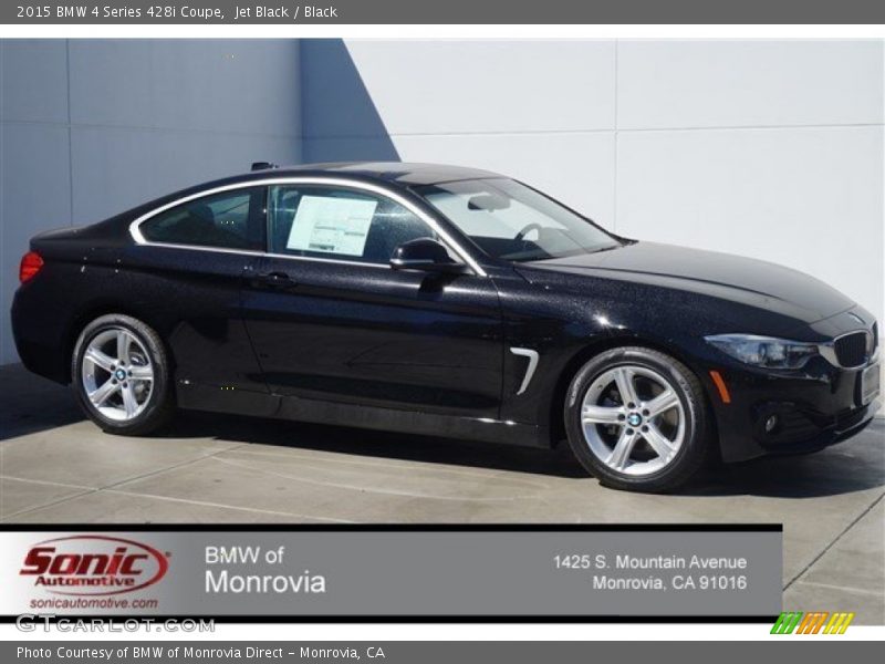 Jet Black / Black 2015 BMW 4 Series 428i Coupe