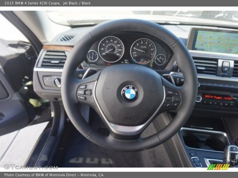 Jet Black / Black 2015 BMW 4 Series 428i Coupe