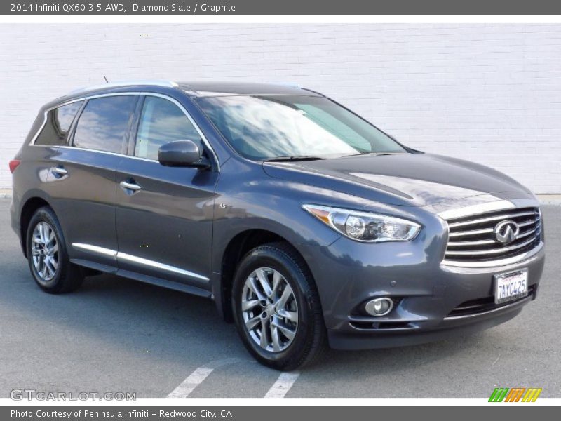 Diamond Slate / Graphite 2014 Infiniti QX60 3.5 AWD