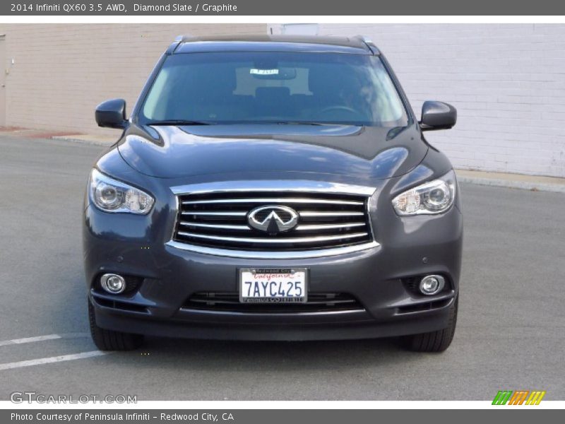 Diamond Slate / Graphite 2014 Infiniti QX60 3.5 AWD