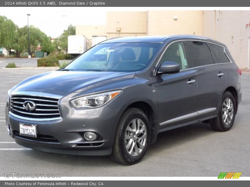 Diamond Slate / Graphite 2014 Infiniti QX60 3.5 AWD