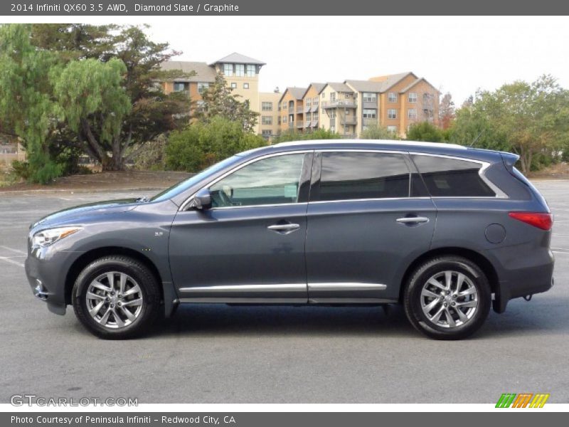 Diamond Slate / Graphite 2014 Infiniti QX60 3.5 AWD