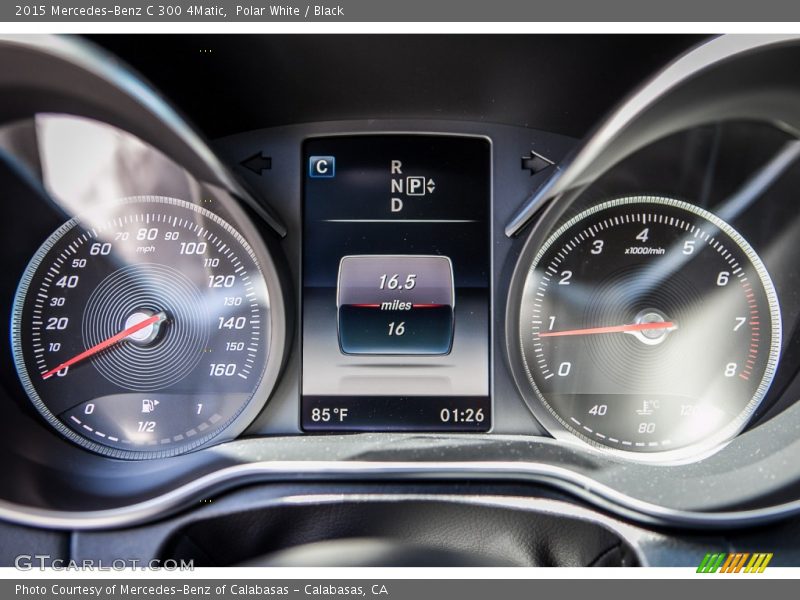 Polar White / Black 2015 Mercedes-Benz C 300 4Matic