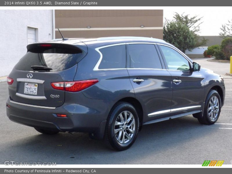 Diamond Slate / Graphite 2014 Infiniti QX60 3.5 AWD